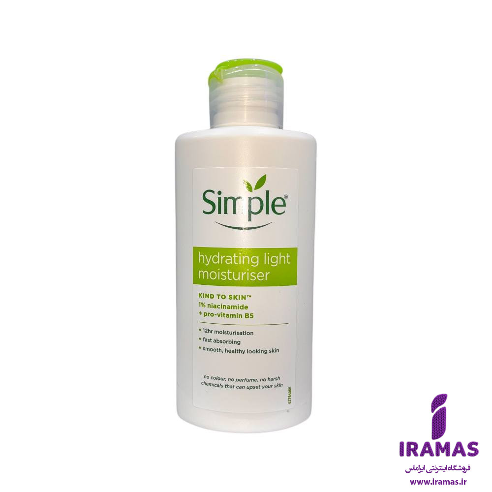 آبرسان سیمپل مدل لایت برای پوست چرب و مختلط حجم 125میلی لیتر - ایراماس 
