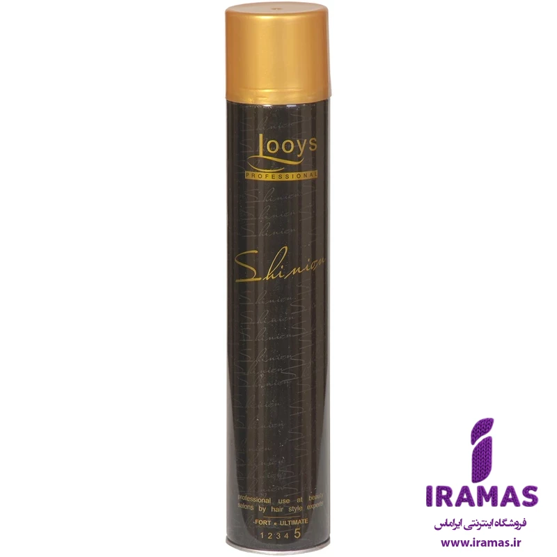 اسپری مو (تافت مو) لویز مشکی 500 میلی لیتری قدرت نگهدارندگی 5 - ایراماس