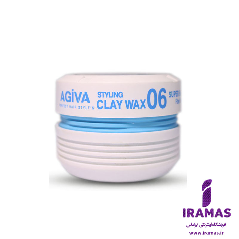 واکس مو قوی آگیوا شماره 6 رنگ سفید حجم 175 میلی لیتر - ایراماس