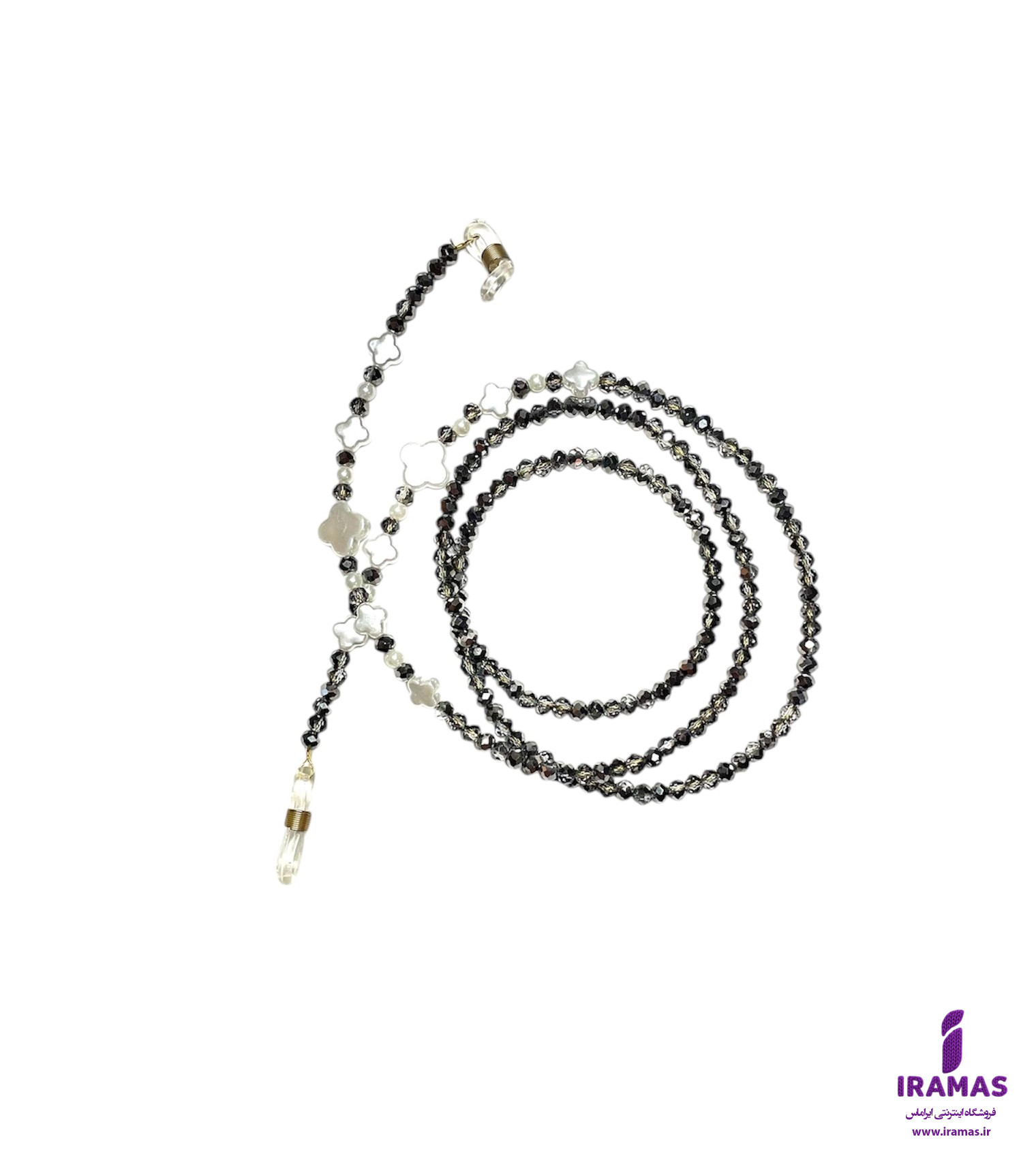 بند عینک کریستالی رنگ دودی - ایراماس 