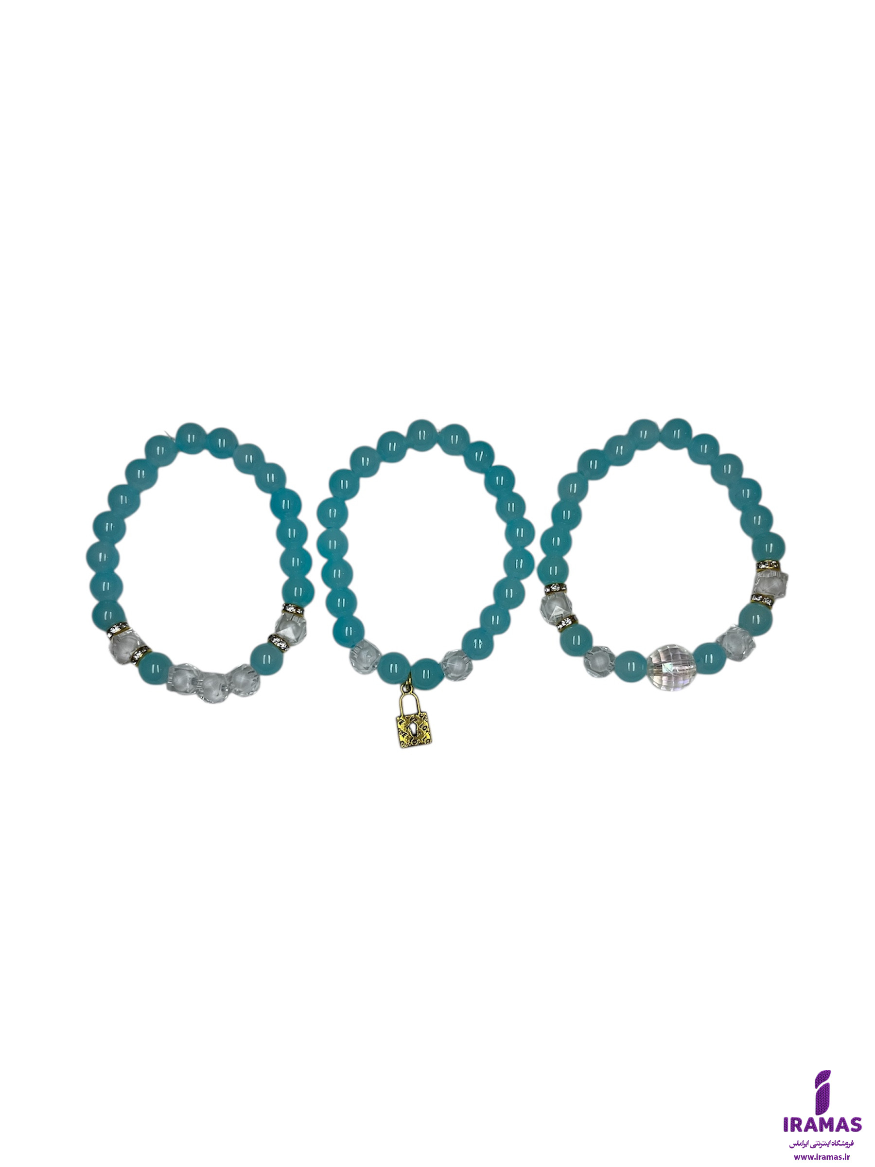 دستبند کشی آبی سه تایی - ایراماس