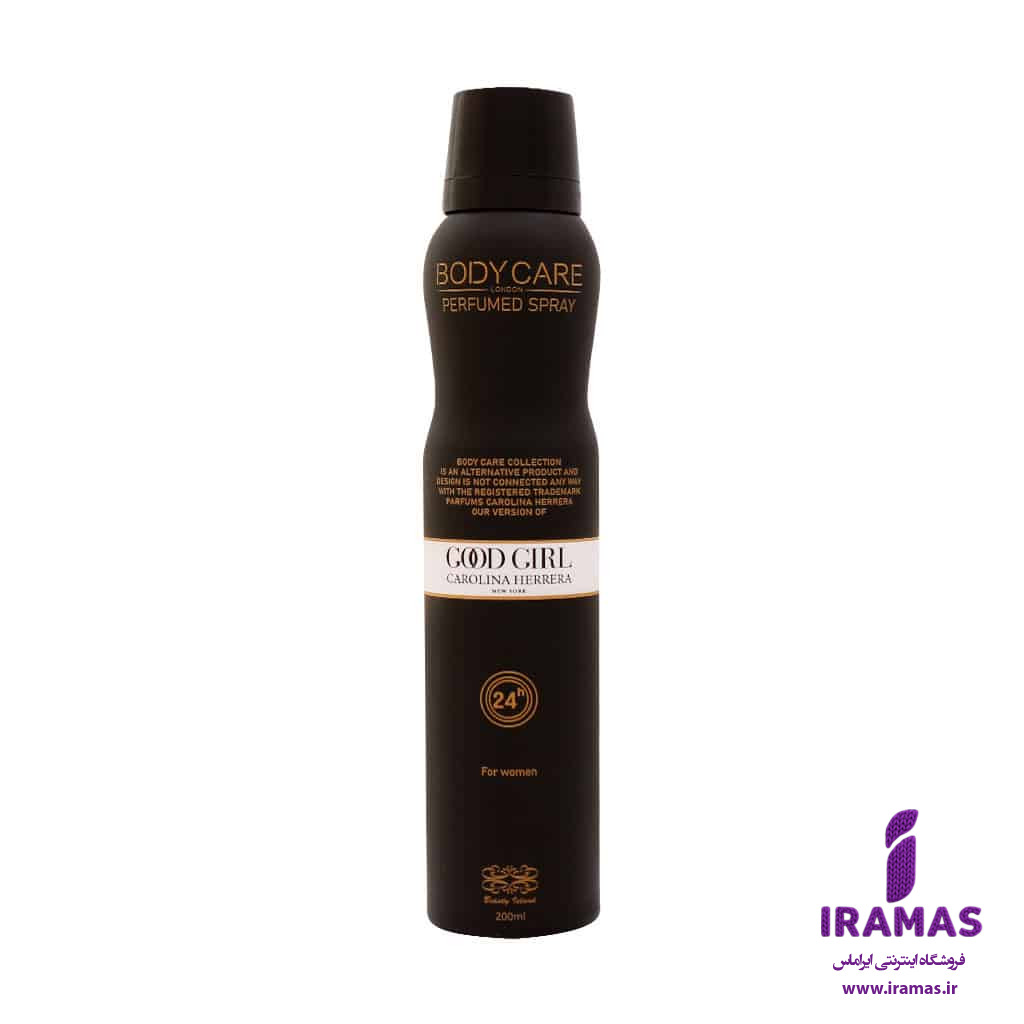 اسپری خوشبو کننده بدن زنانه بادی کر مدل Good Girl حجم 200میلی لیتر - ایراماس 