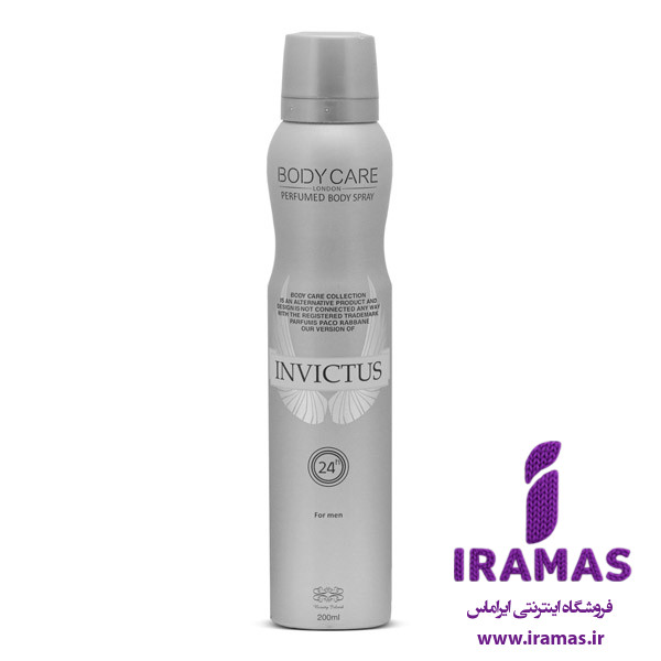 اسپری خوشبو کننده بدن مردانه بادی کر مدل Invictus حجم 200 میلی لیتر - ایراماس 