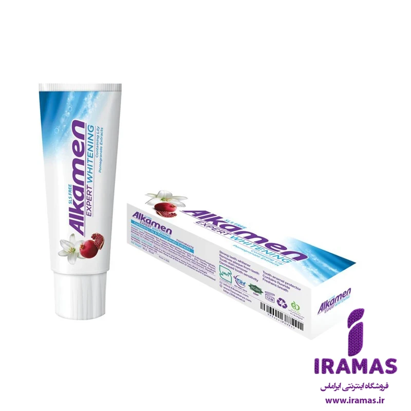 خمیر دندان سفید کننده دندان آلکامن - ایراماس 
