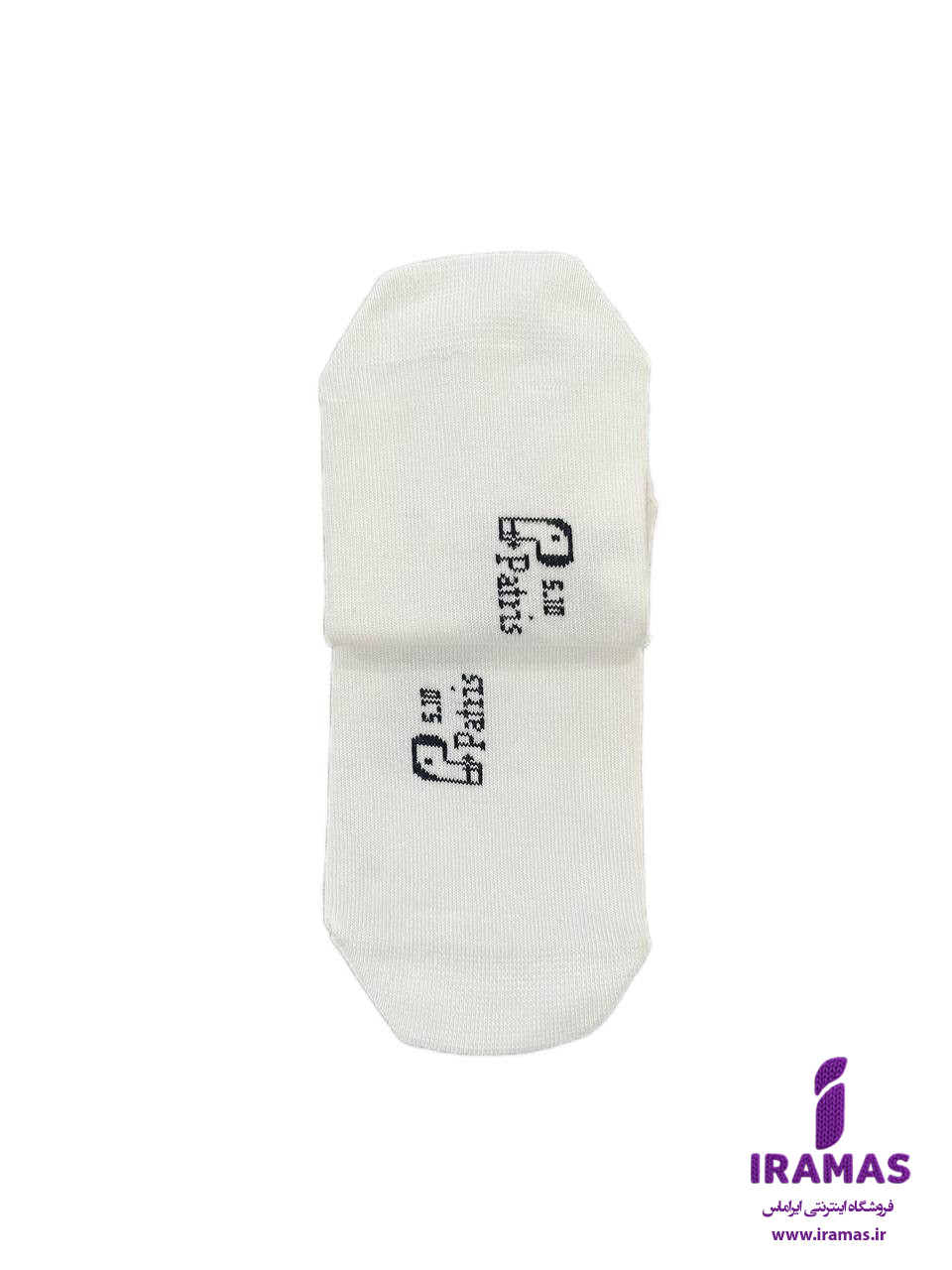 جوراب مچی کودک ساده سفید مناسب 5 تا 10 سال - ایراماس