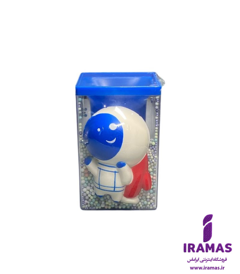 جا قلمی رومیزی دونه برفی اسکوئیشی طرح فضانورد برند یونیک - ایراماس 