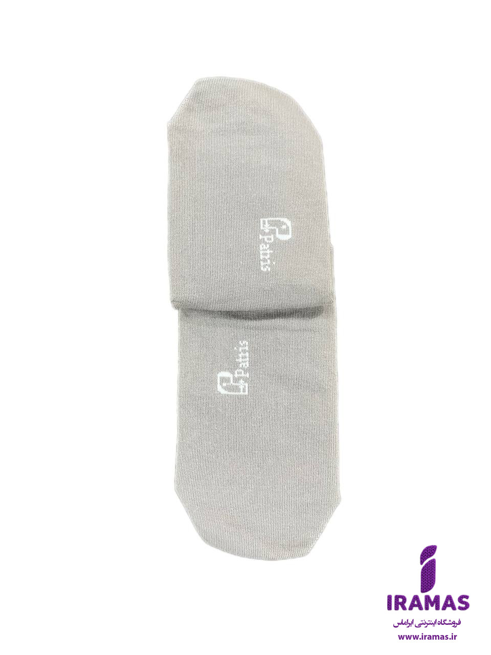 جوراب مچی بزرگسال طرح دار رنگ طوسی - ایراماس