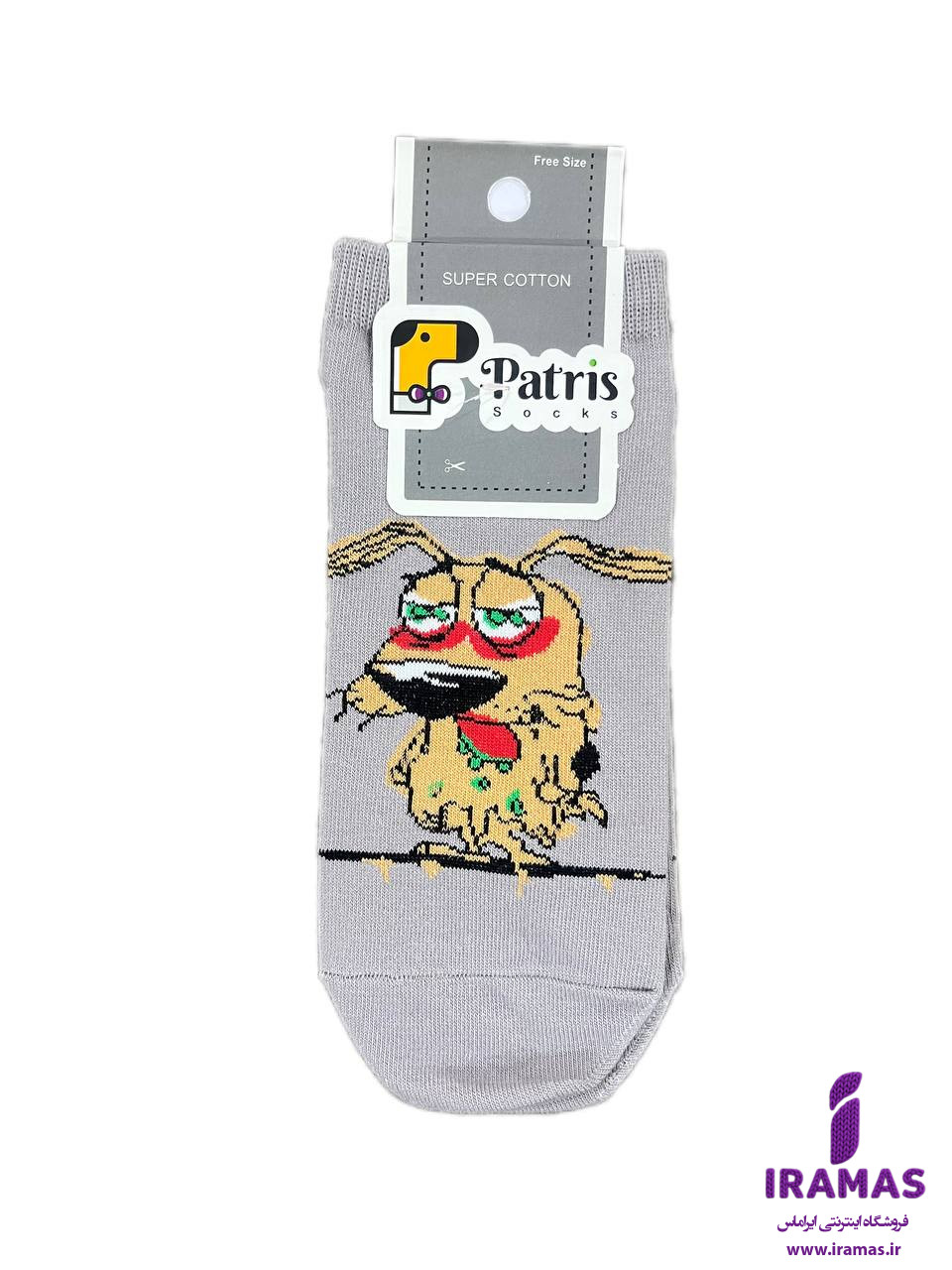 جوراب مچی بزرگسال طرح دار - ایراماس 