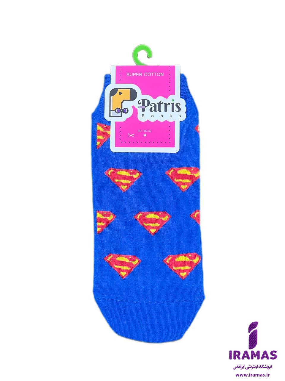 جوراب مچی بزرگسال طرح سوپرمن - ایراماس 