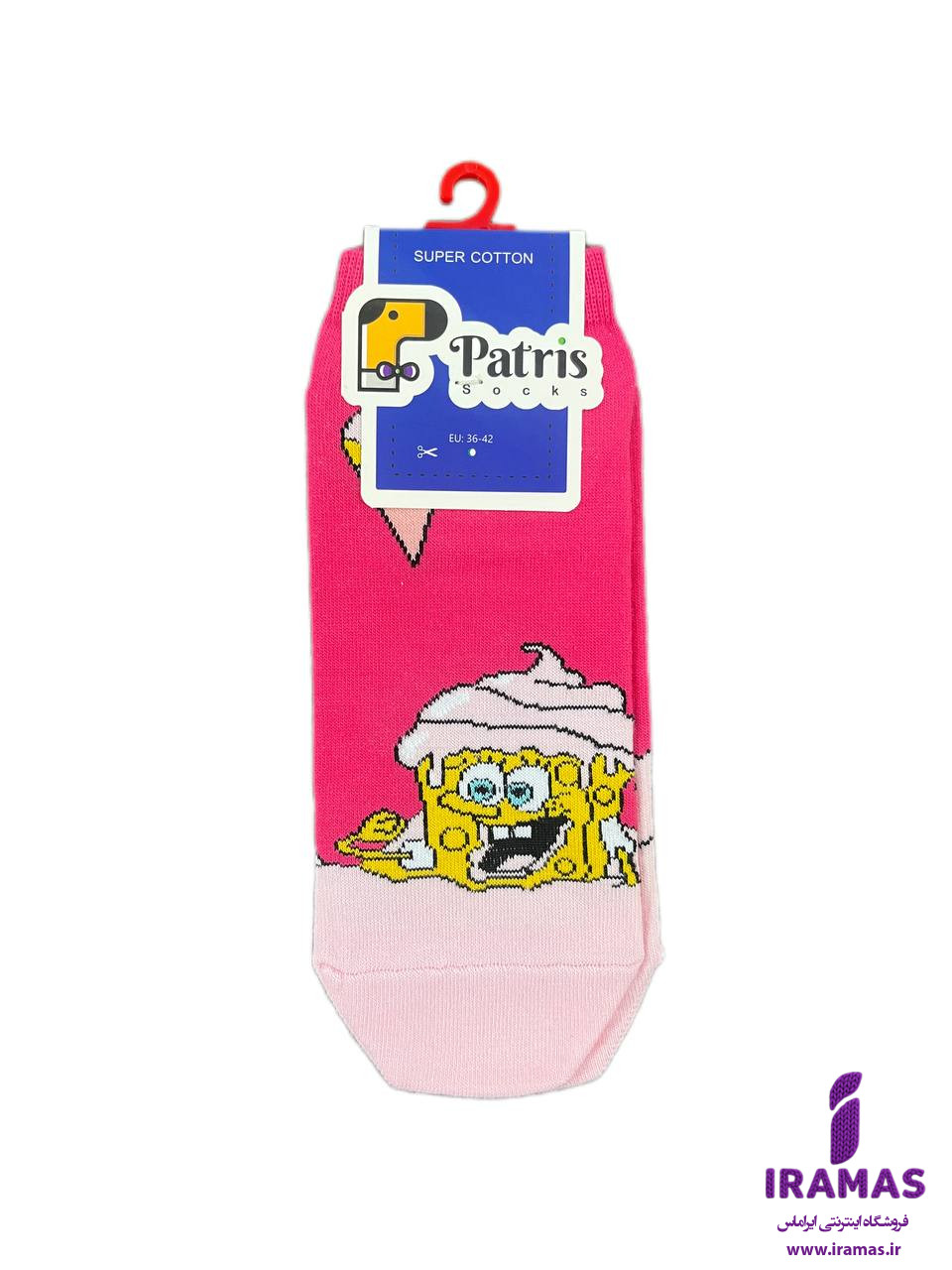 جوراب مچی بزرگسال طرح باب اسفنجی - ایراماس 