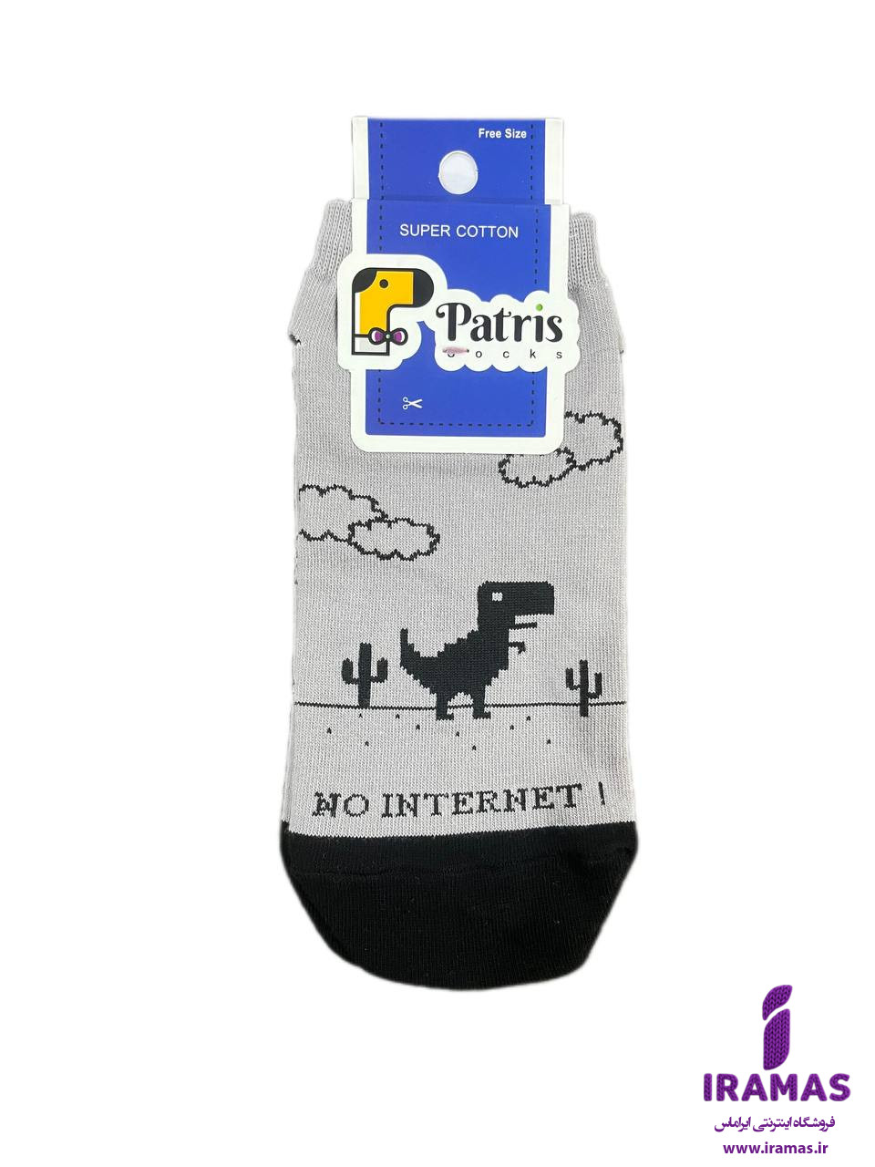 جوراب مچی بزرگسال طرح دار - ایراماس 