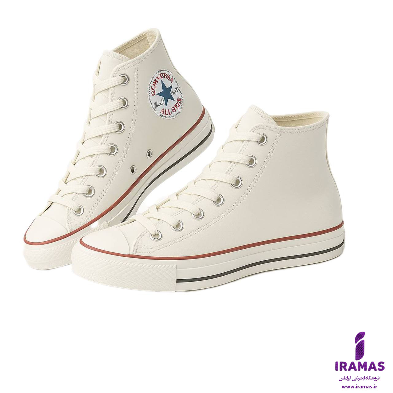 کتونی آل استار ساقدار رنگ سفید - ایراماس 