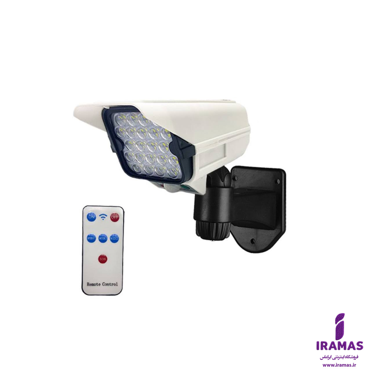 چراغ خورشیدی مانیتورینگ طرح دوربینی مدل HG-2177T - ایراماس 