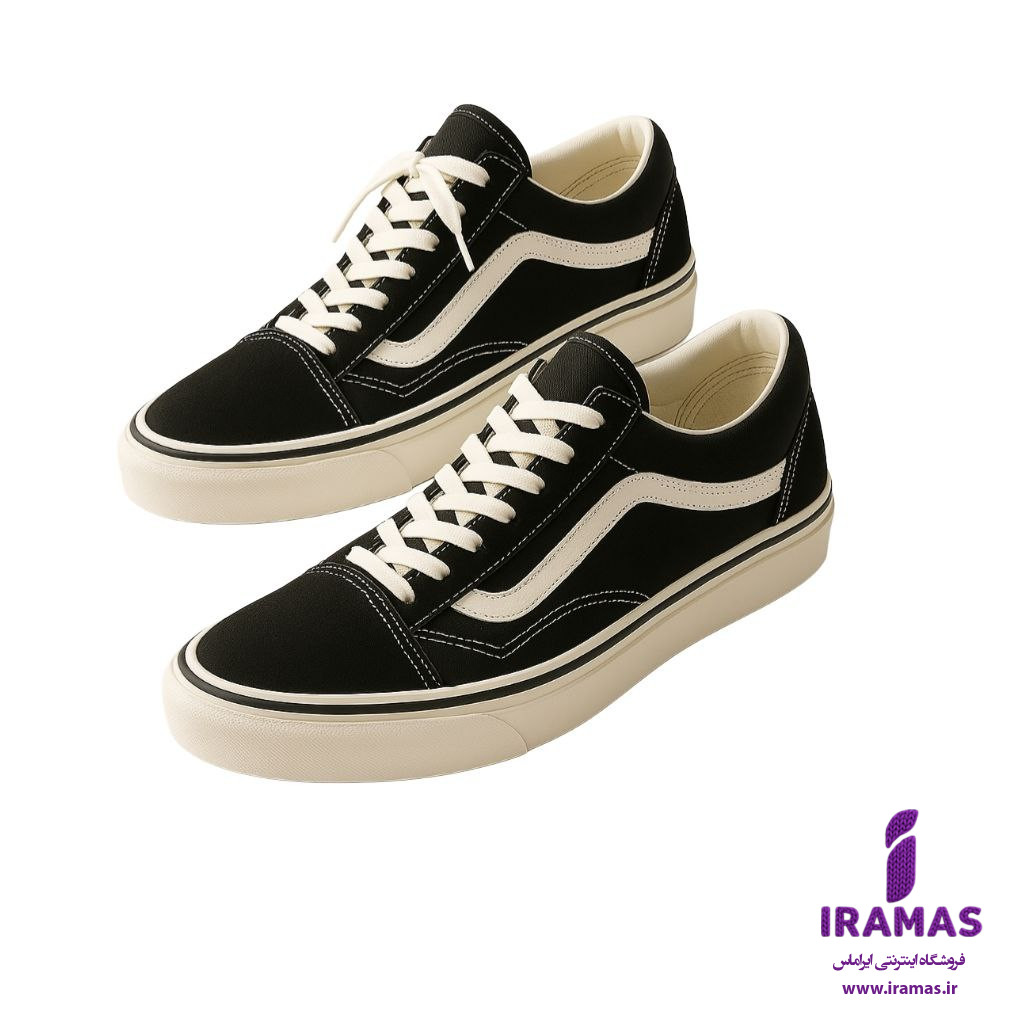 کتونی ونس اولد اسکول با خط سفید - ایراماس 