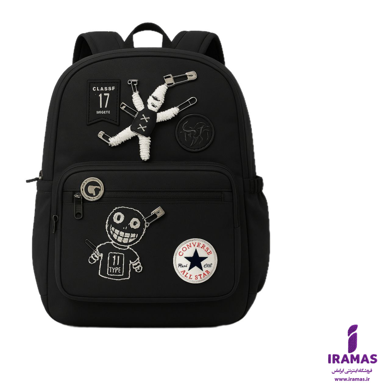 کوله پشتی آل استار مدل استیکر دار - ایراماس 