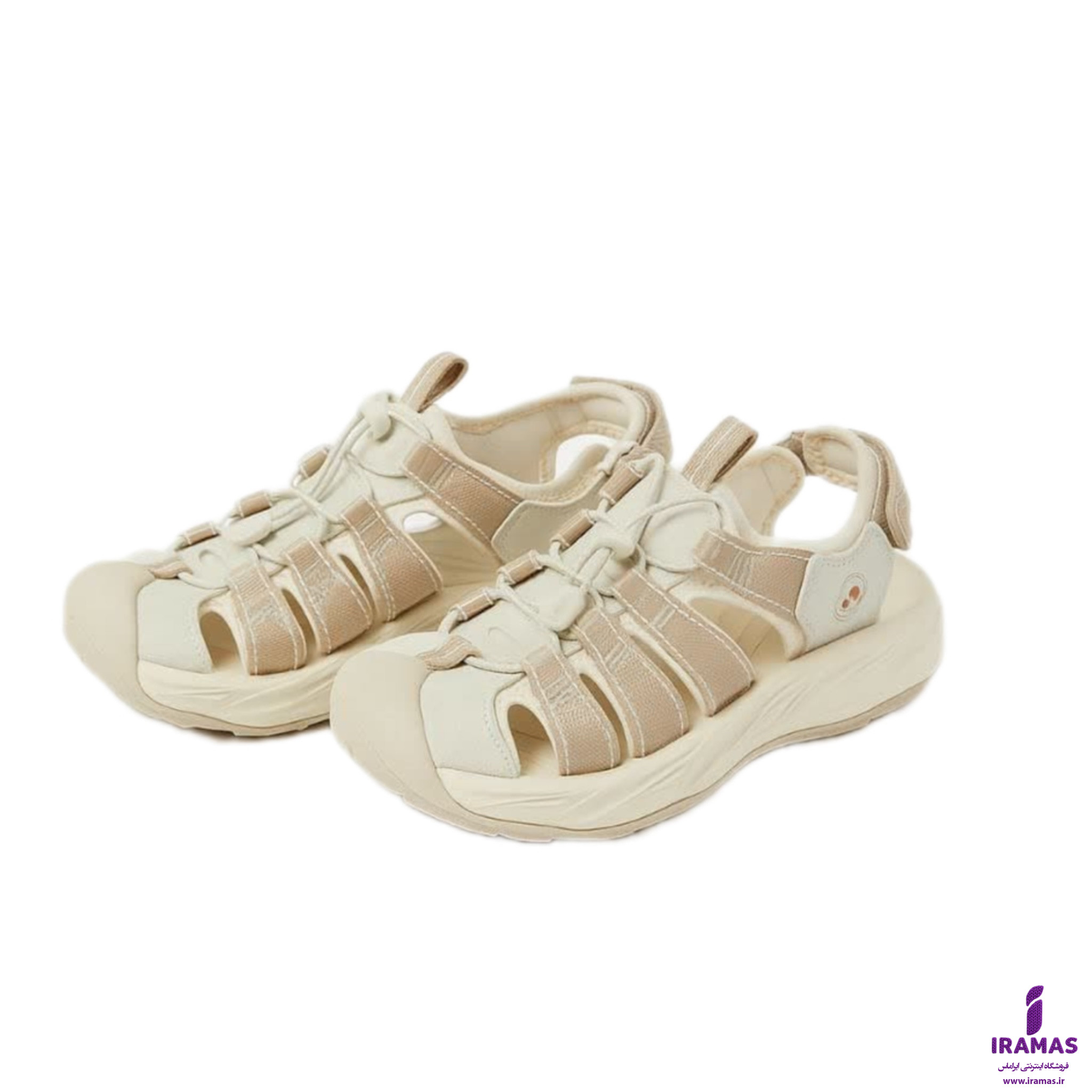 صندل کتونی دخترانه تابستانه هومتو رنگ کرمی - ایراماس 