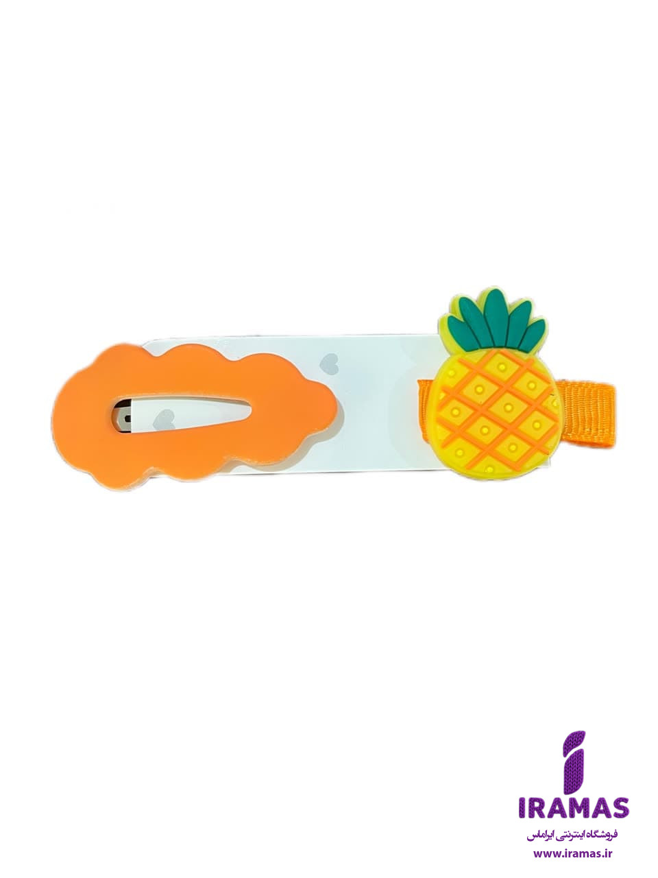 پک گیره مو عروسکی 2 عددی نارنجی - ایراماس 