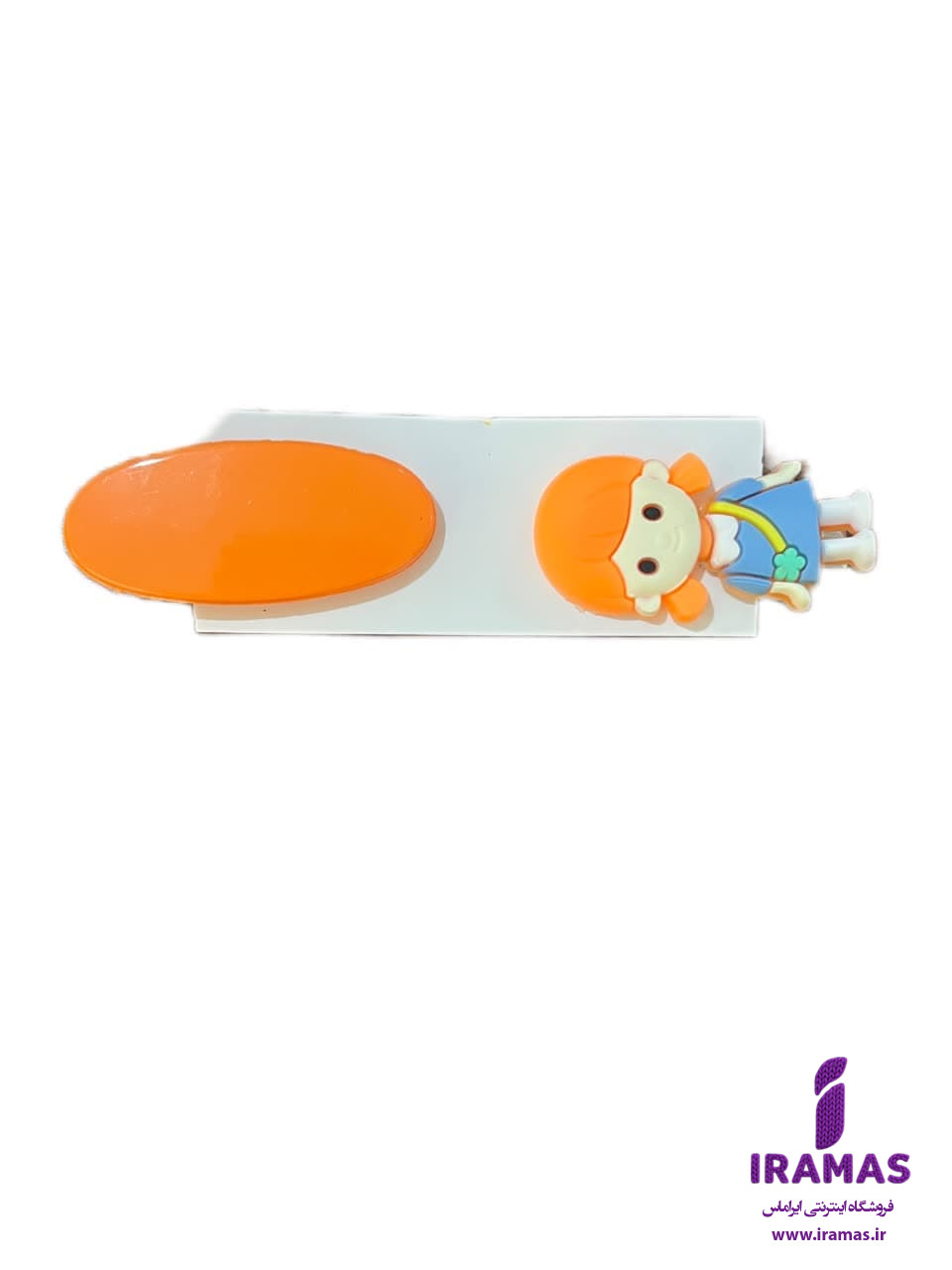 پک گیره مو 2 عددی عروسکی نارنجی - ایراماس 