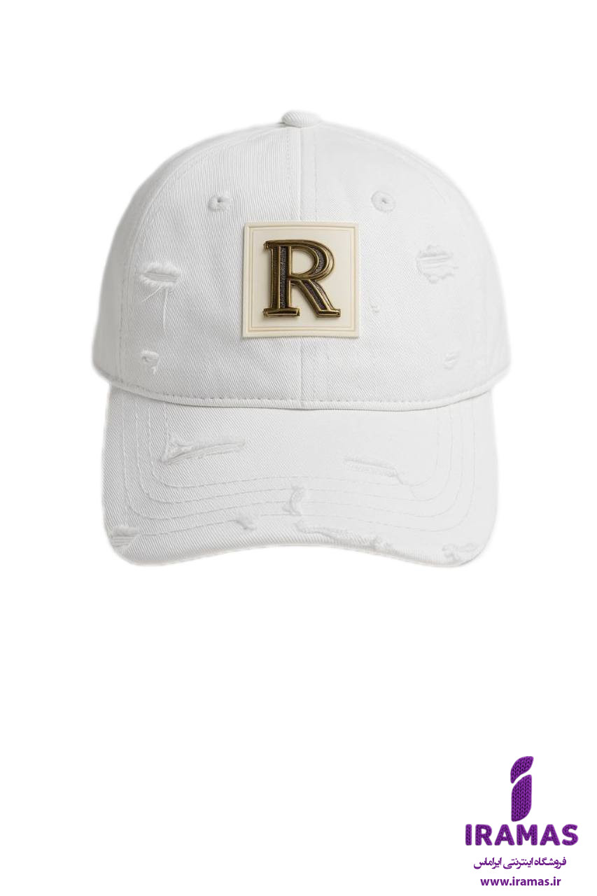 کلاه کپ R طرح زاپ سفید - ایراماس 