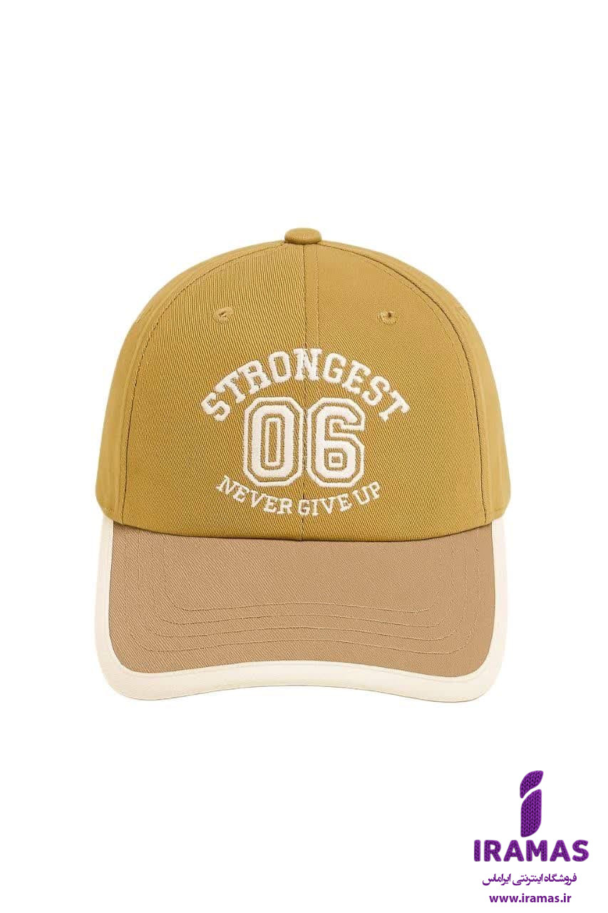 کلاه کپ طرح Strongest نخودی - ایراماس 