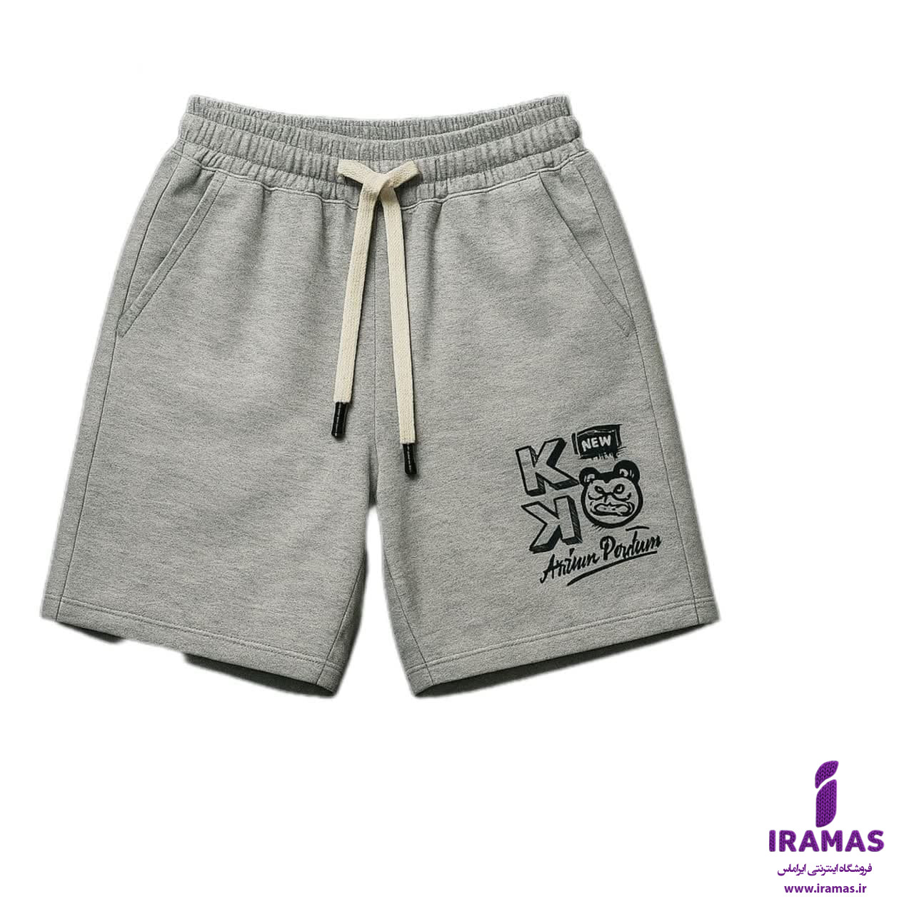 شلوارک بچگانه طوسی - ایراماس 