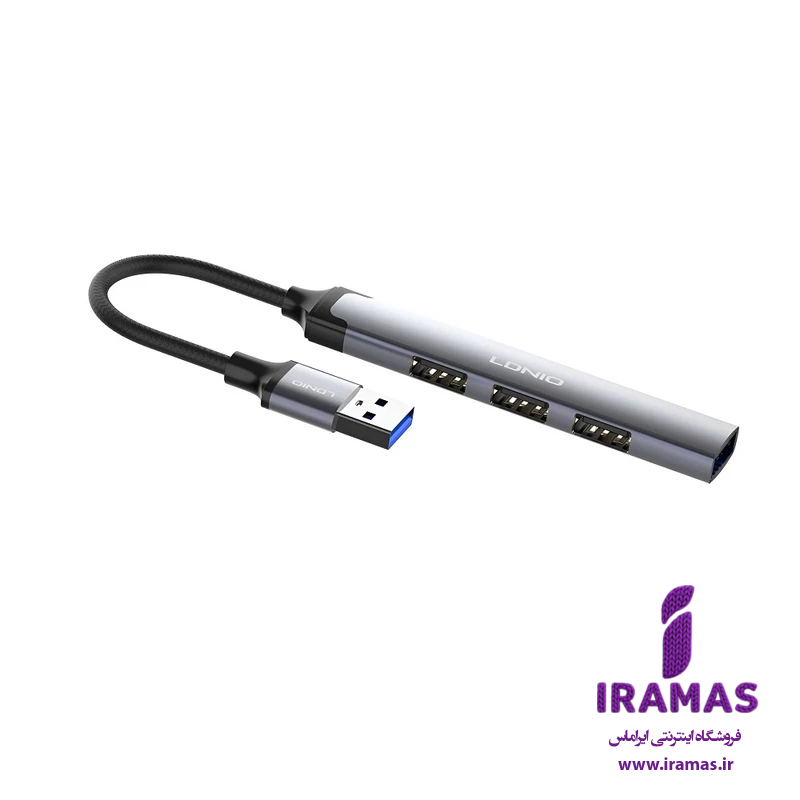 هاب فلزی 4 پورت LDNIO پورت USB - ایراماس 