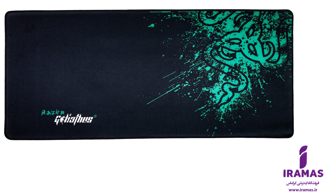 پد موس اپتیکال گیمی طرح ریزر سایز 30*80 سانتی متر - ایراماس 