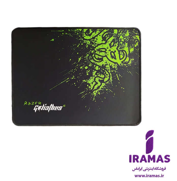 پد ماوس گیمینگ 24 در 32 طرح ریزر مشکی - ایراماس 