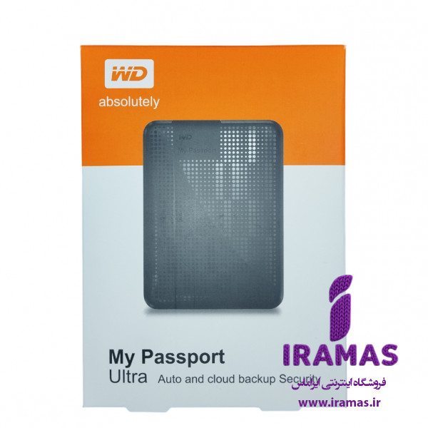 باکس هارد اکسترنال وسترن دیجیتال 8 ترا مدل Portable External Hard Drive My Passport Ultra - ایراماس 