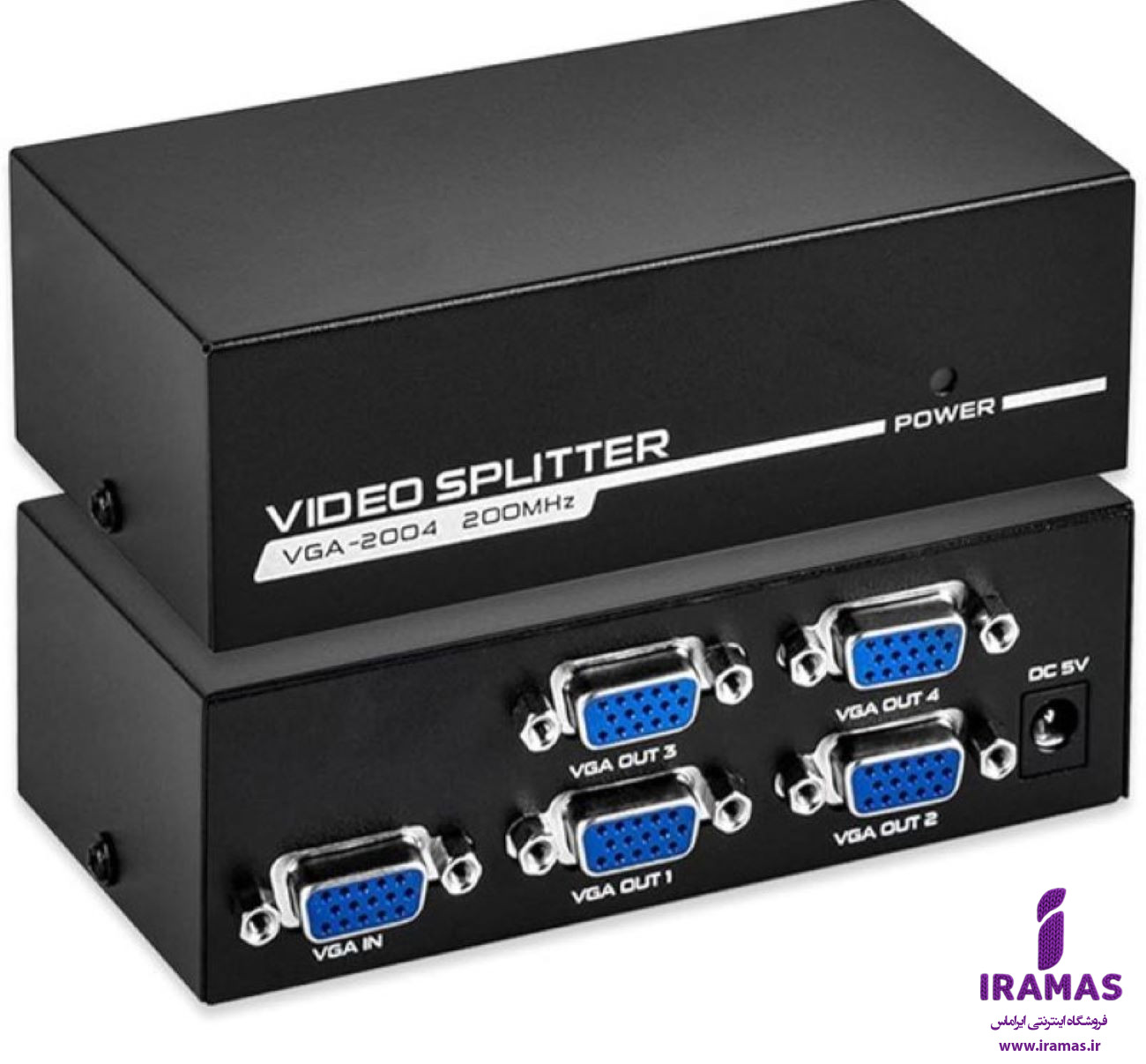 VGA اسپلیتر 4 پورت 200mhz - ایراماس 