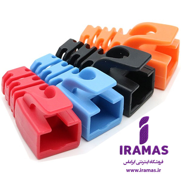 کاور سوکت شبکه رنگی RJ45 cat6 - ایراماس 