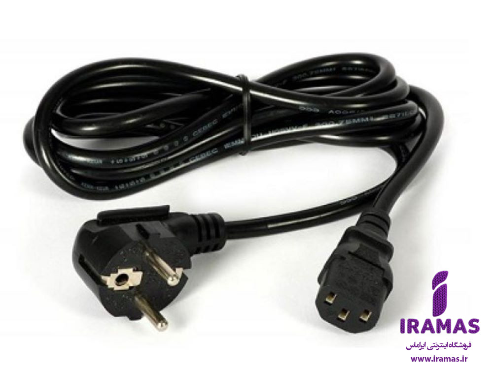 کابل برق پاوری 1.5 متر pro تک پک 3در75 وارداتی - ایراماس 