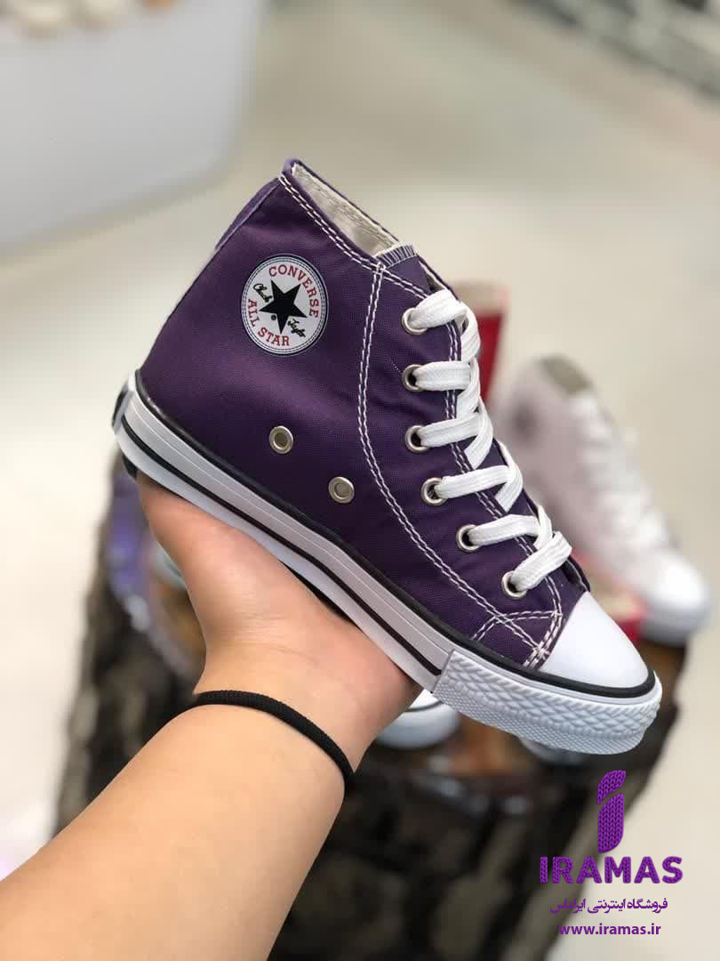 کتونی آل استار بچگانه سایز 30 تا 36 رنگ بنفش - ایراماس