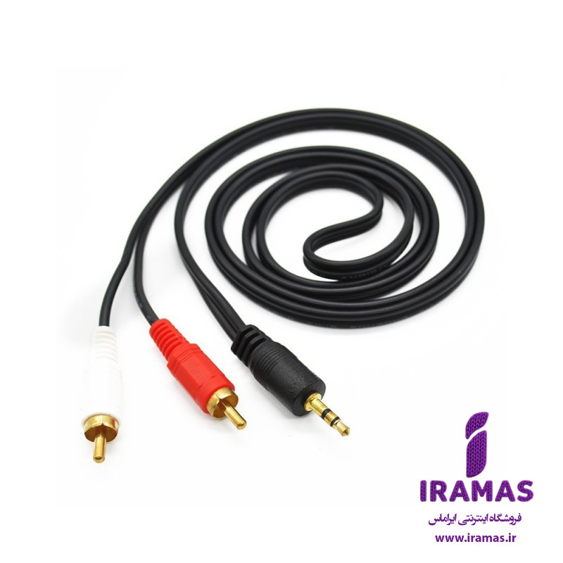 کابل 1 به 2 صدا 5متری - ایراماس