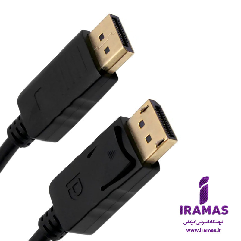 کابل دیسپلی 4k بارکددار 1.8 متر پک خوب ضخیم سرپرسی - ایراماس 