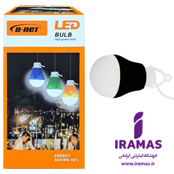 لامپ LED حبابی آویز دار USB دی نت D-NET DT-432 - ایراماس 