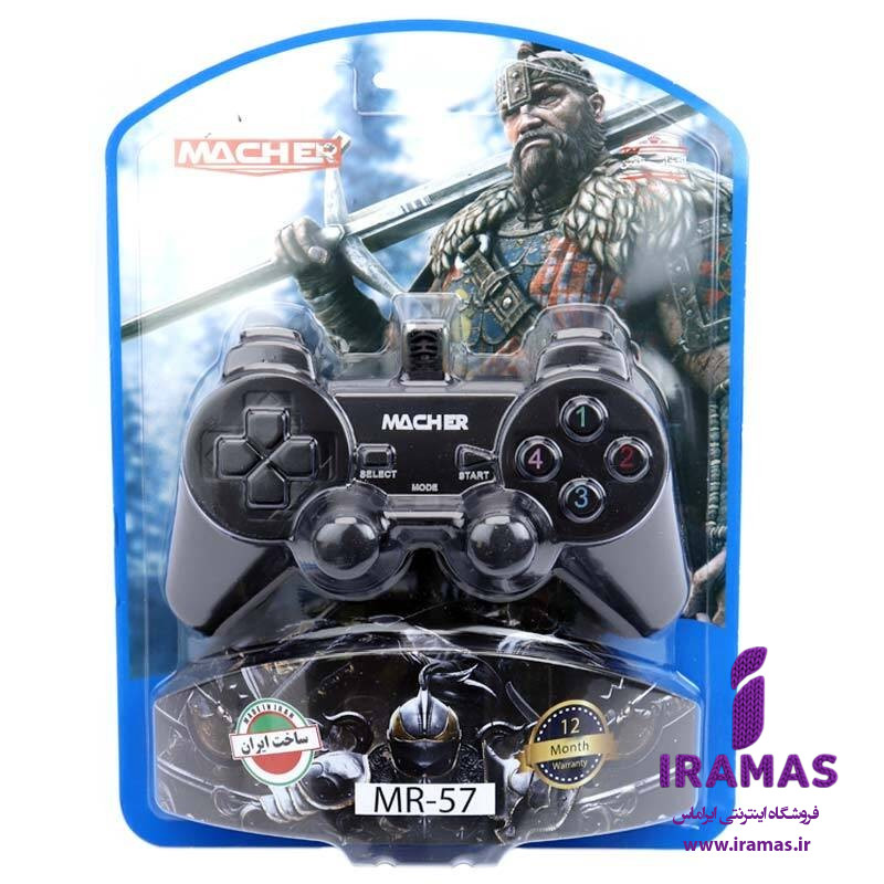 دسته بازی تک شوکدار MACHER مدل MR-57 - ایراماس 