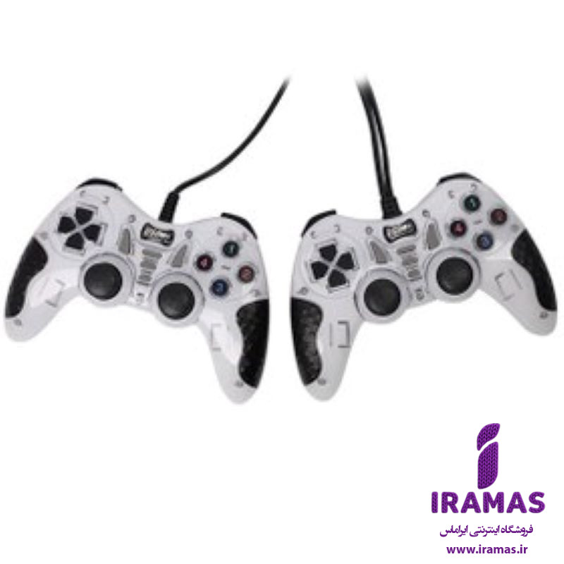 دسته بازی دوبل شوکدار USB-606 - ایراماس 