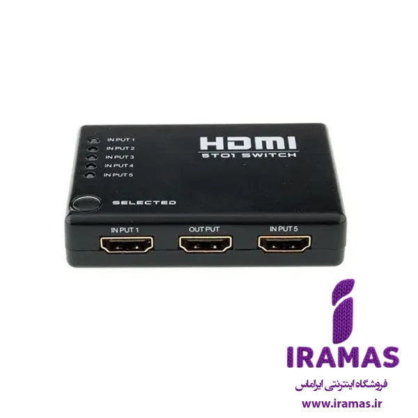سوئیچ HDMI وی نت 5 پورت - ایراماس 