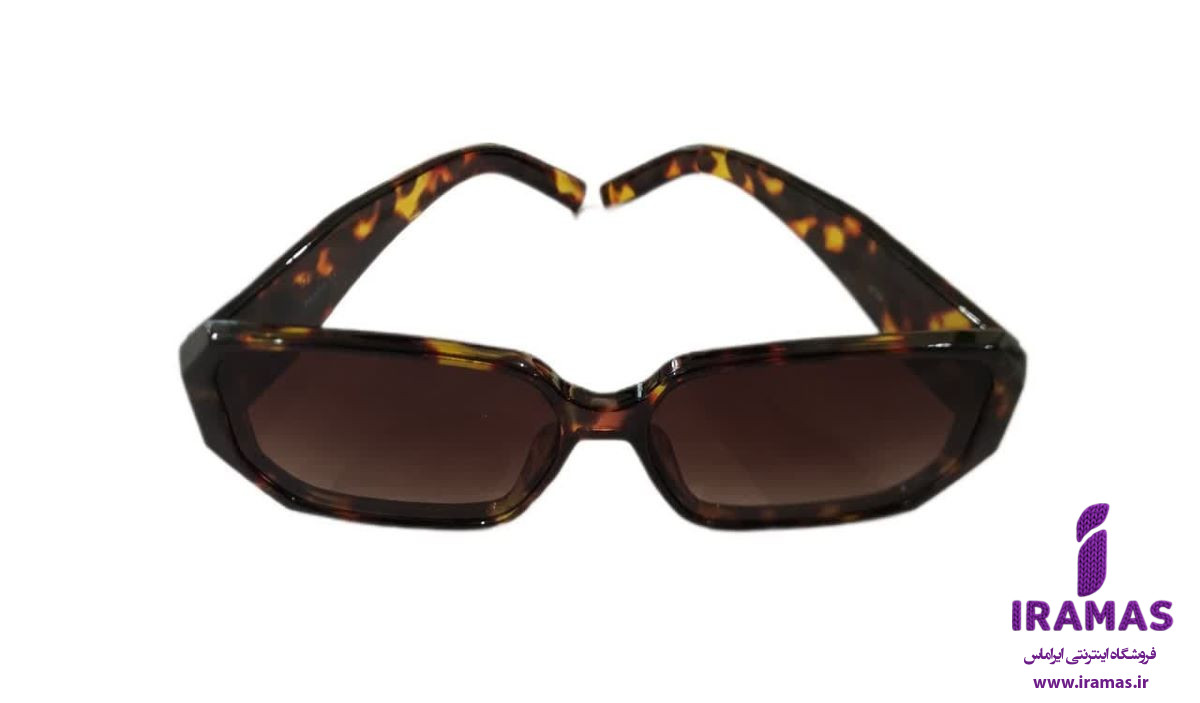عینک آفتابی پرادا پلنگی به همراه کاور عینک پارچه ای - ایراماس 