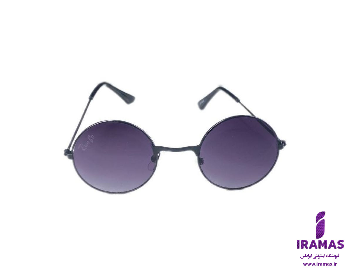 عینک آفتابی بچگانه گرد به همراه کاور عینک پارچه ای - ایراماس 