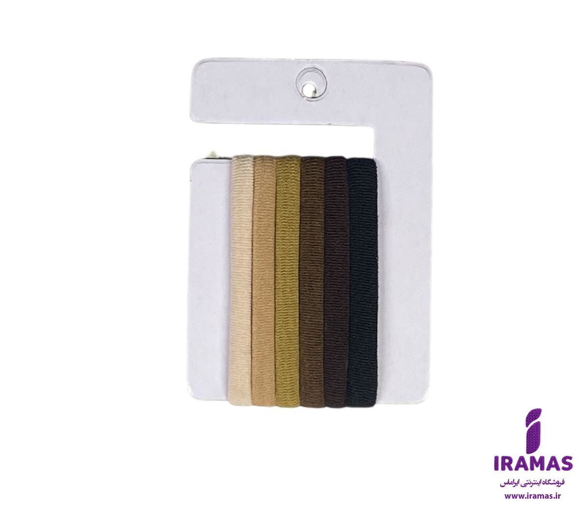 پک کش مو 6 عددی قهوه ای - ایراماس 