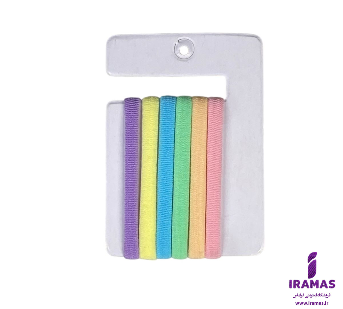 پک کش مو 6 عددی رنگی پاستیلی - ایراماس 