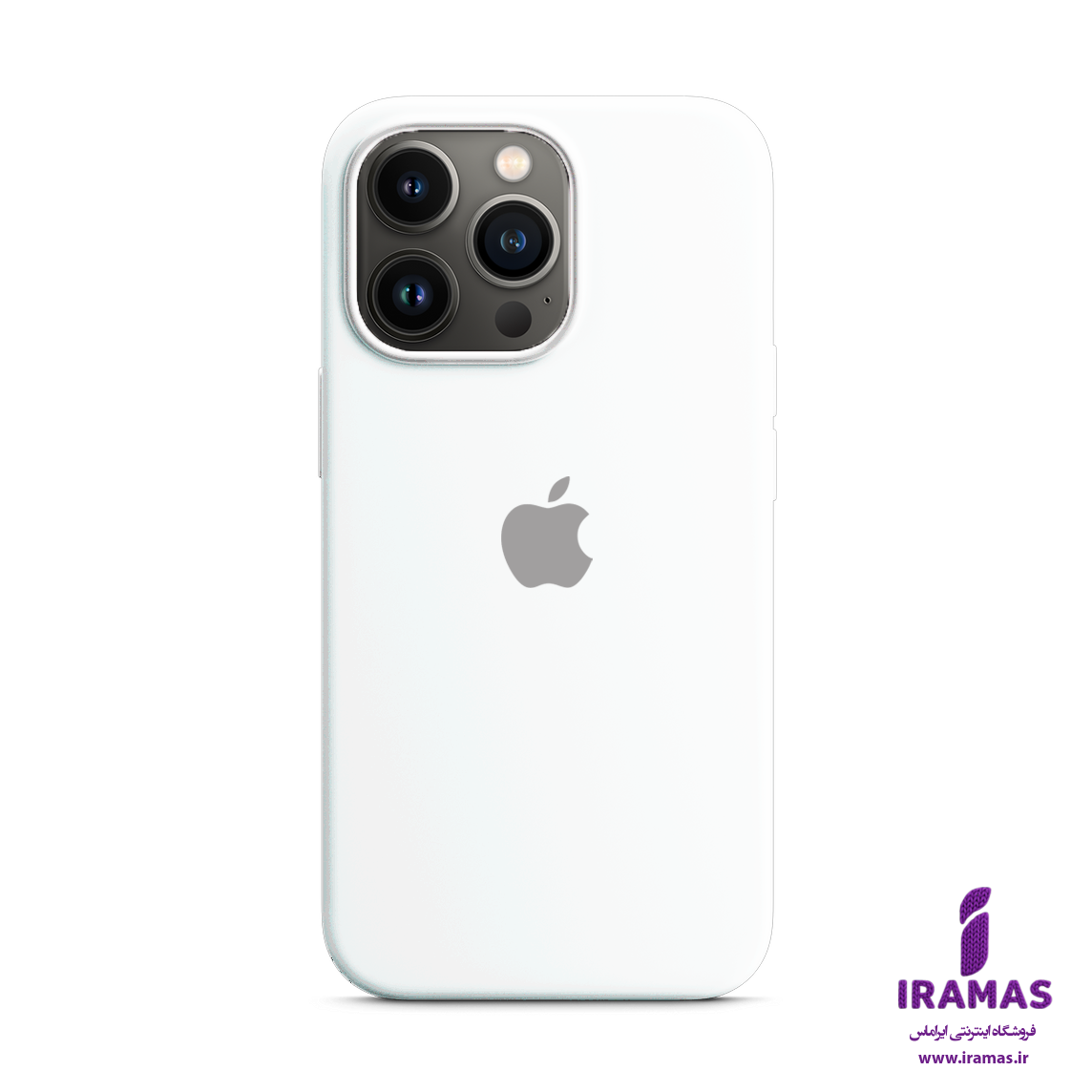 قاب سیلیکونی مگ سیف iphone 13 Promax سفید - ایراماس 