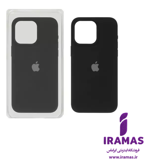 قاب سیلیکونی مگ سیف آیفون 15 پرومکس مشکی - ایراماس 