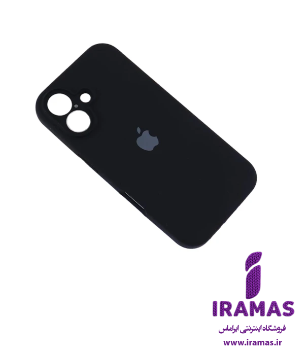 قاب سیلیکونی آیفون 16 مشکی - ایراماس 