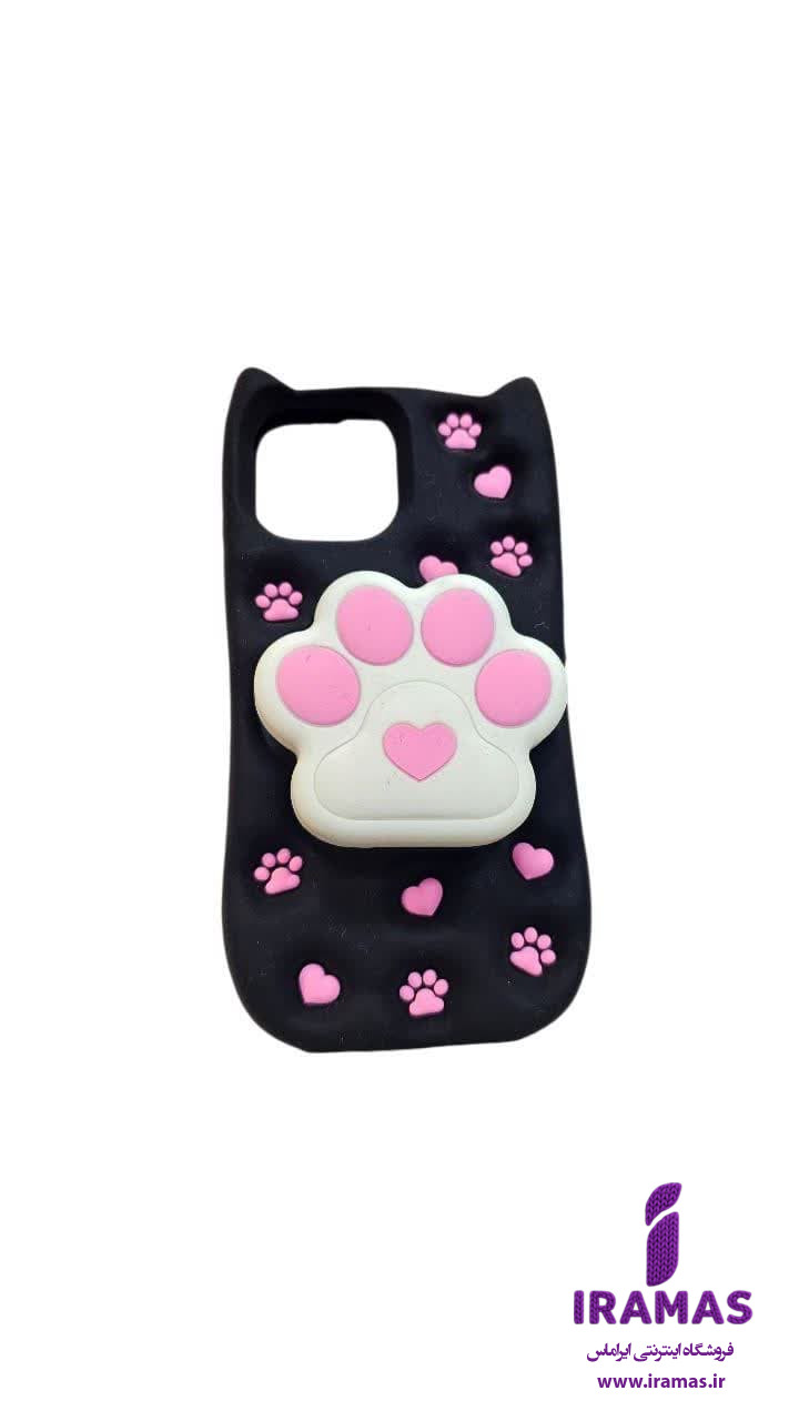 قاب آیفون 13 نرمال طرح پنجه گربه - ایراماس 