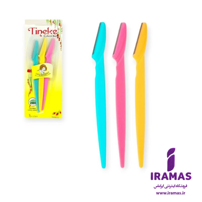 تیغ ابرو اره ای تینکه Tineke مدل دورئو doreo پک 3 عددی - ایراماس 