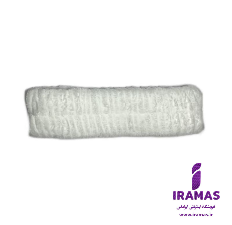 هدبند پولیشی ساده رنگ سفید - ایراماس