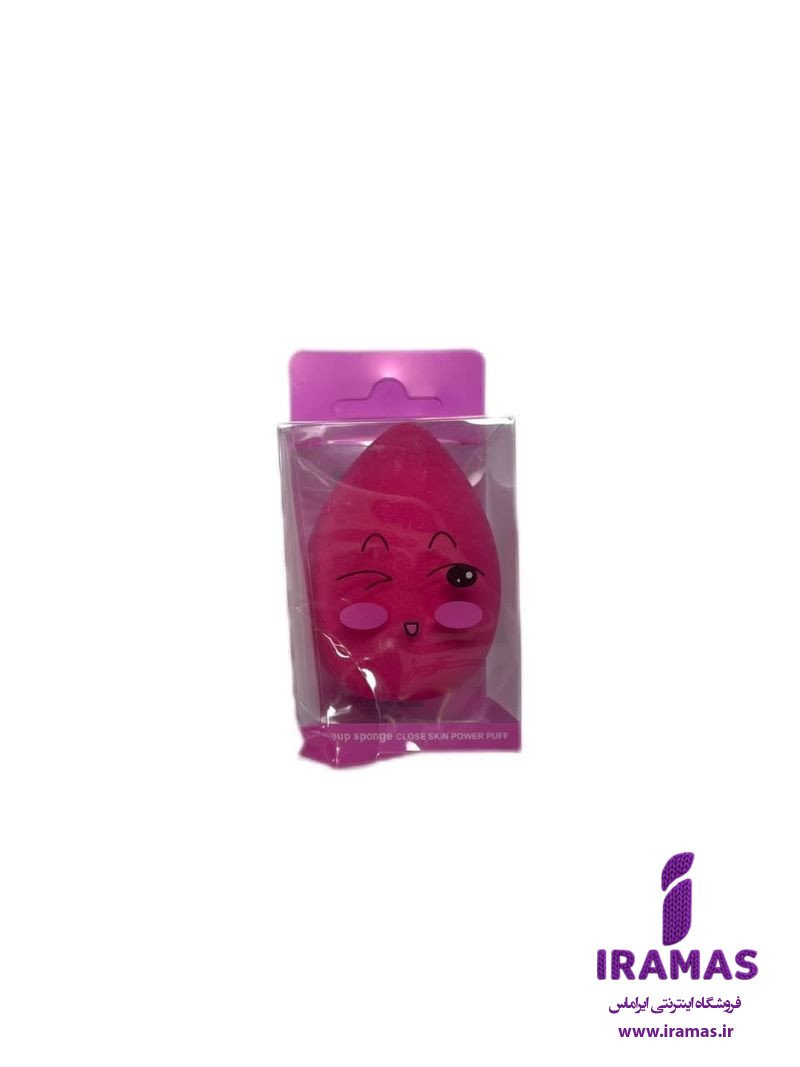 پد آرایشی مدل تخم مرغی رنگ سرخابی - ایراماس 